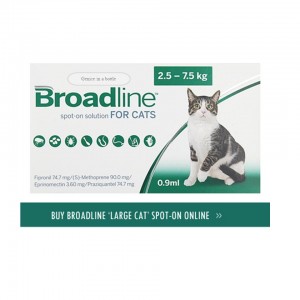 Broadline for cat 2.5-7.7kg - Nhỏ gáy phòng nội, ngoại ký sinh trùng